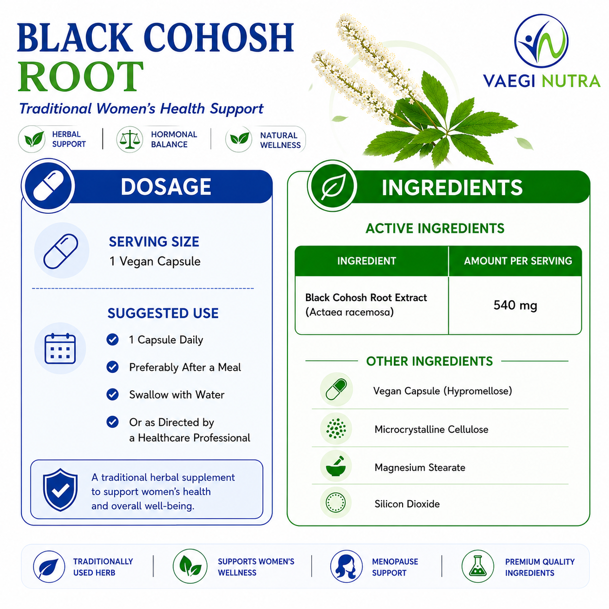 BLACK COHOSH ROOT